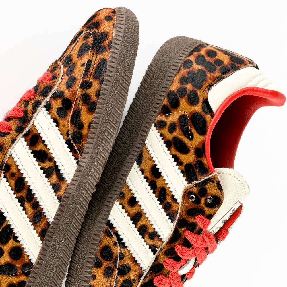 Adidas Samba OG Preloved Red Leopard