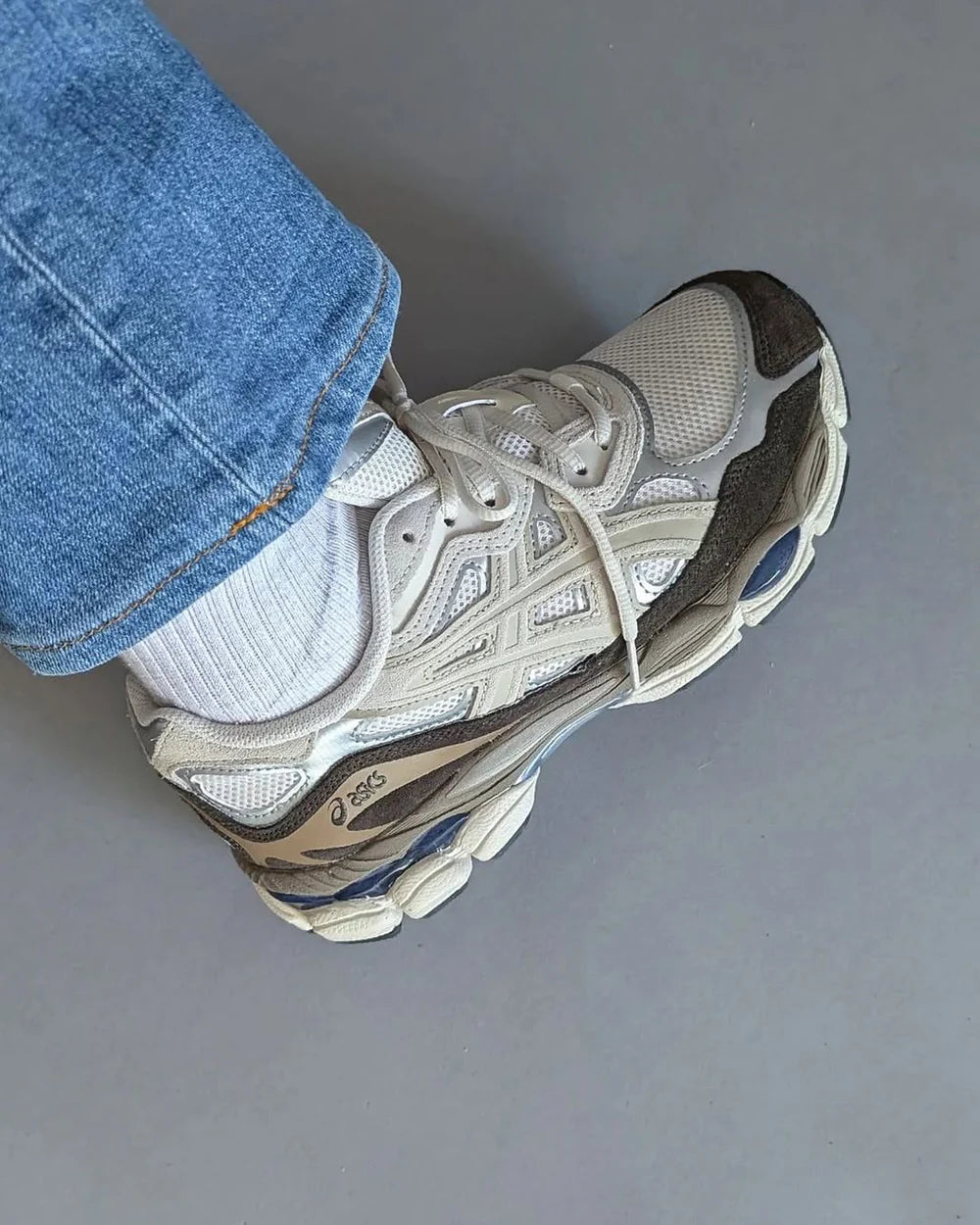 ASICS Gel-NYC wit bruin