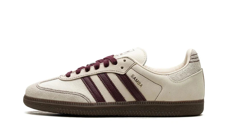 Adidas Samba OG Wonder White Maroon IG1987