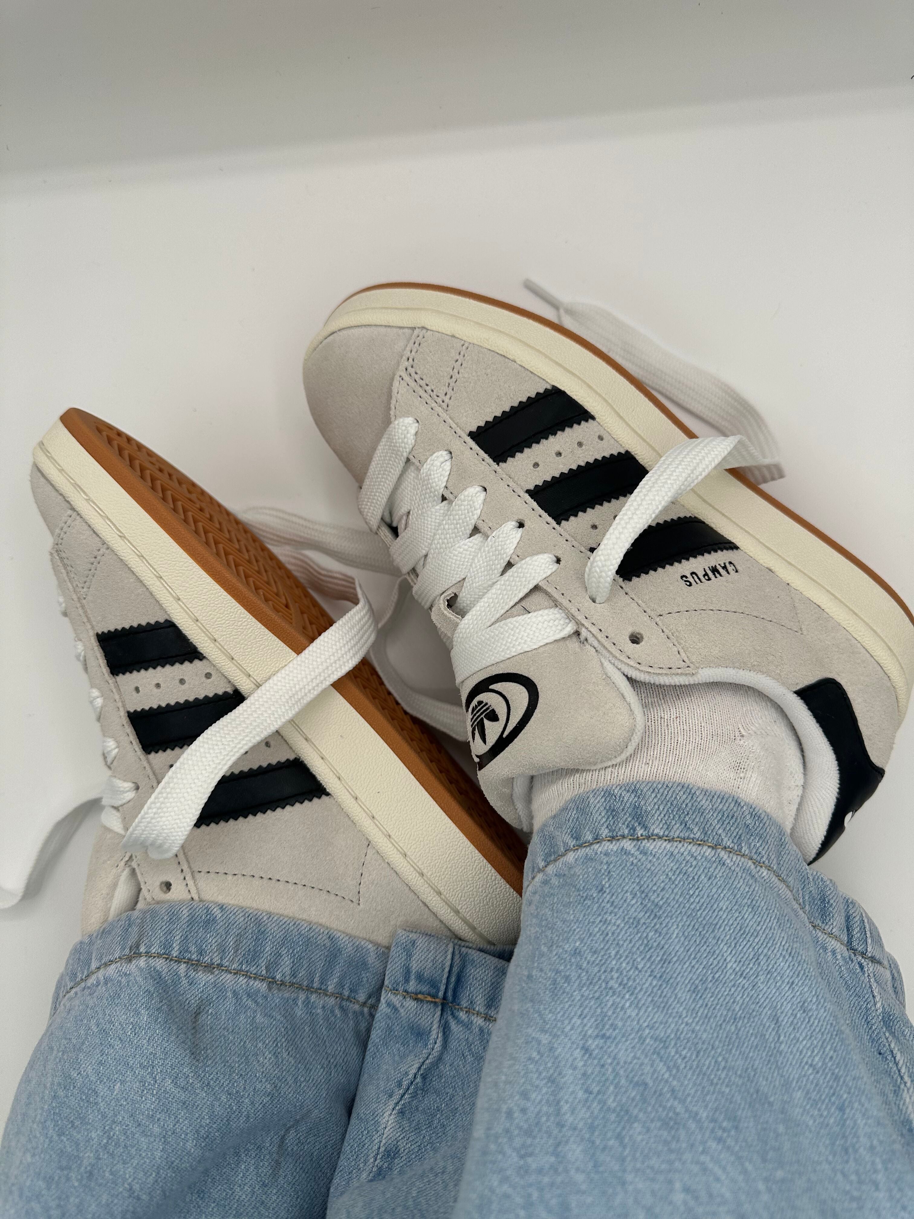 Adidas Campus 00s Crystal White Black- GY0042-schoenen JHypes