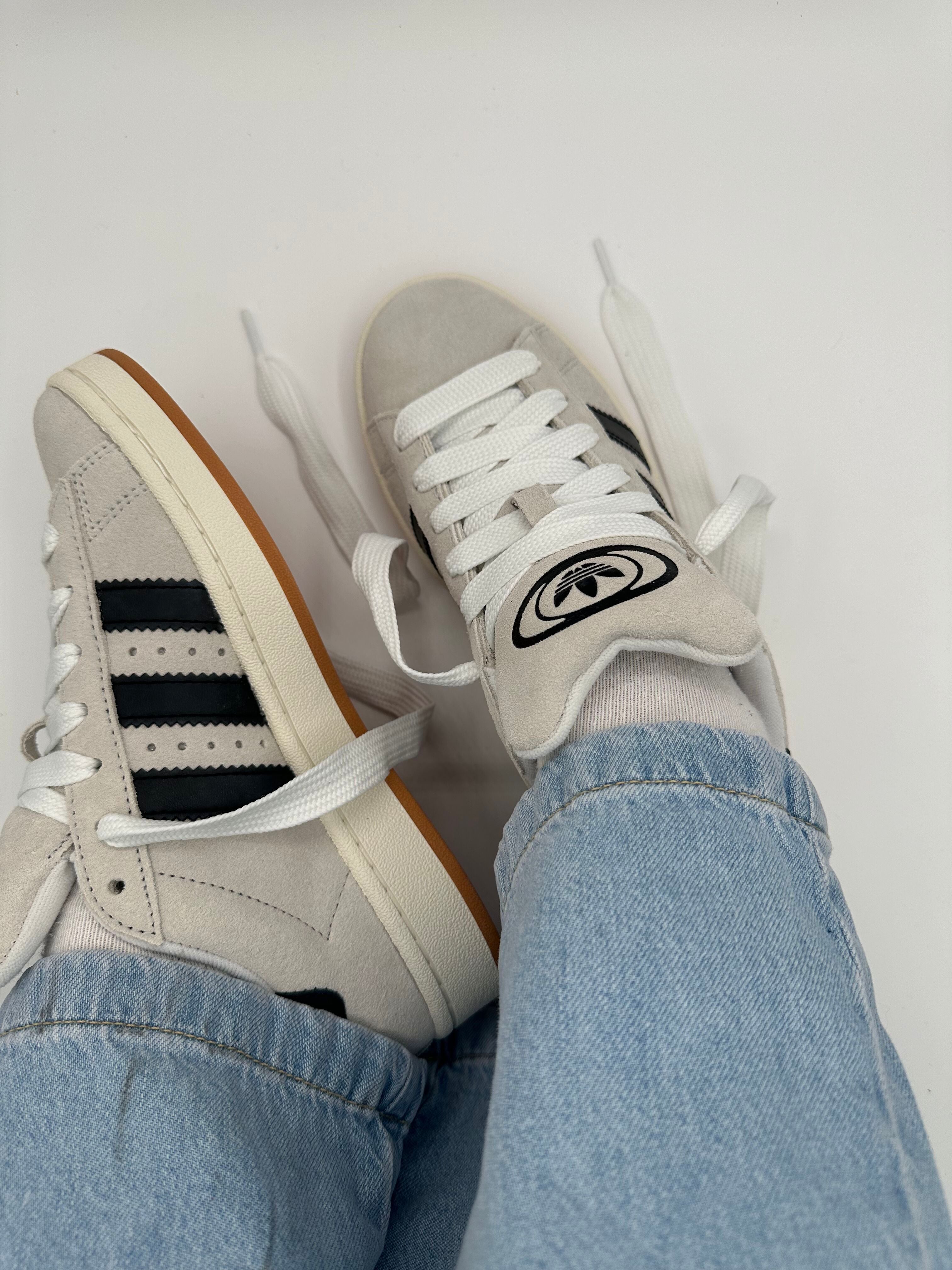 Adidas Campus 00s Crystal White Black- GY0042-sneakers JHypes