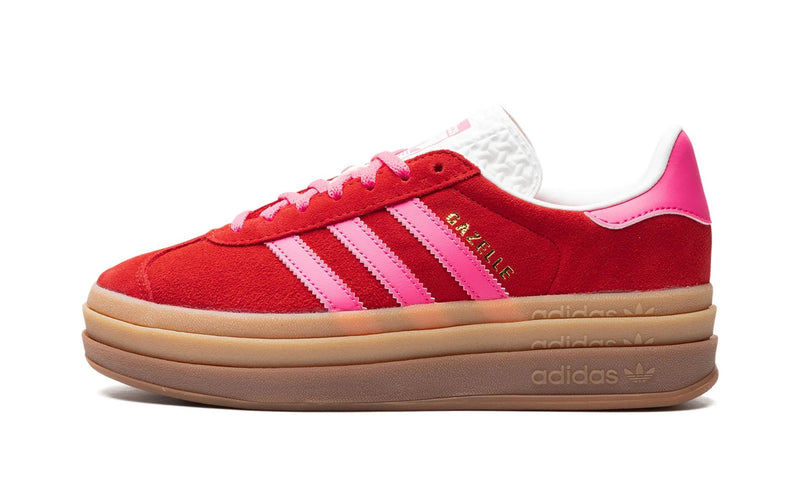 Adidas Gazelle Bold Collegiate Red / Lucid Pink-IH7496-1-JHypes