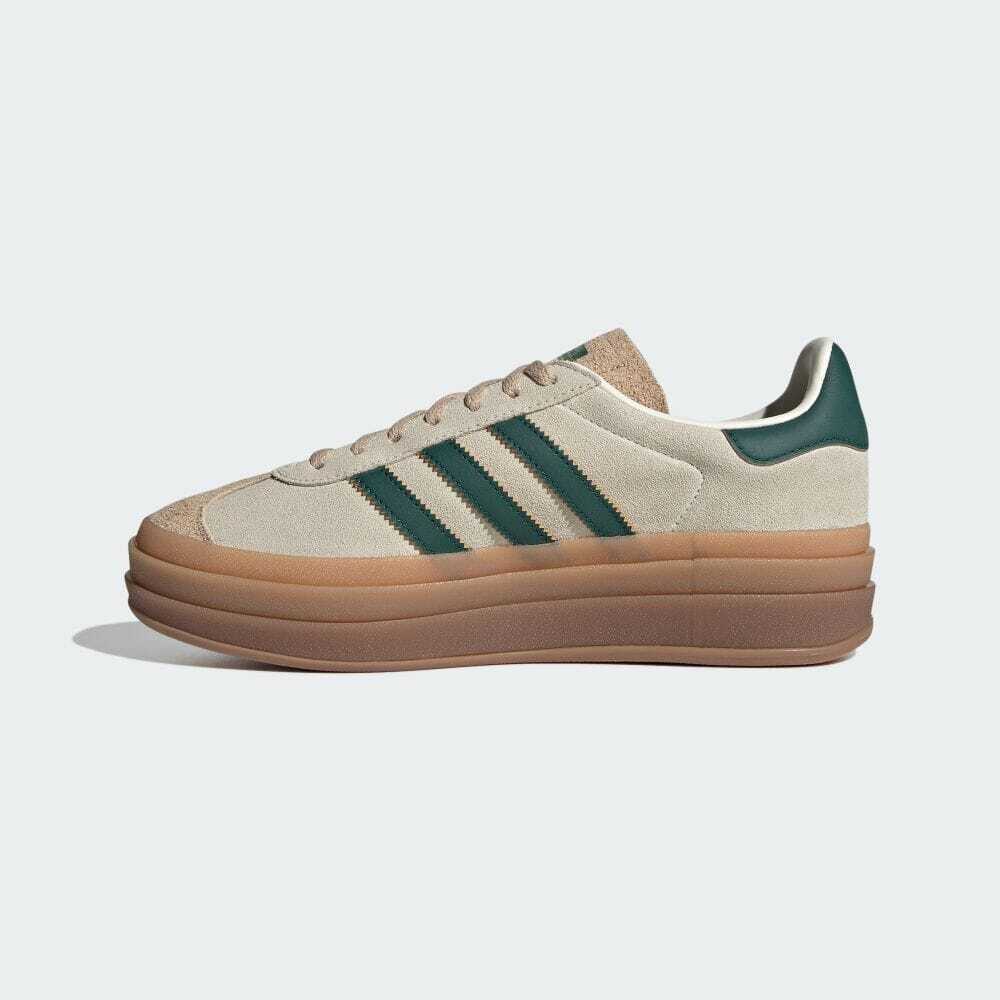 Adidas Gazelle Bold Magic Beige Collegiate Green-ID7056-sneaker JHypes