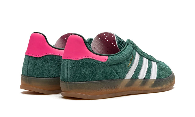 Adidas Gazelle Indoor Collegiate Green Lucid Pink (W)-IG5929--sneakers JHypes