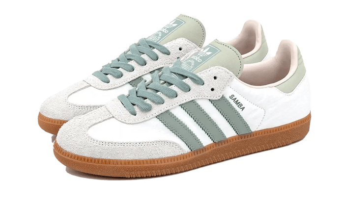 Adidas Samba OG Cloud White Silver Green-ID0492-sneaker JHypes