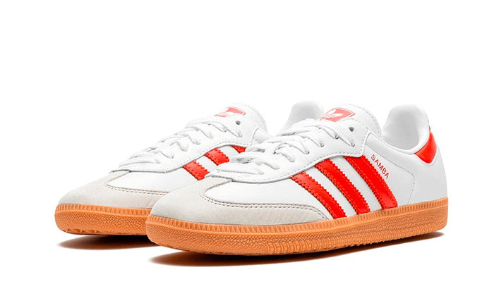 Adidas Samba OG White Solar Red Guma-IF6513-sneaker JHypes