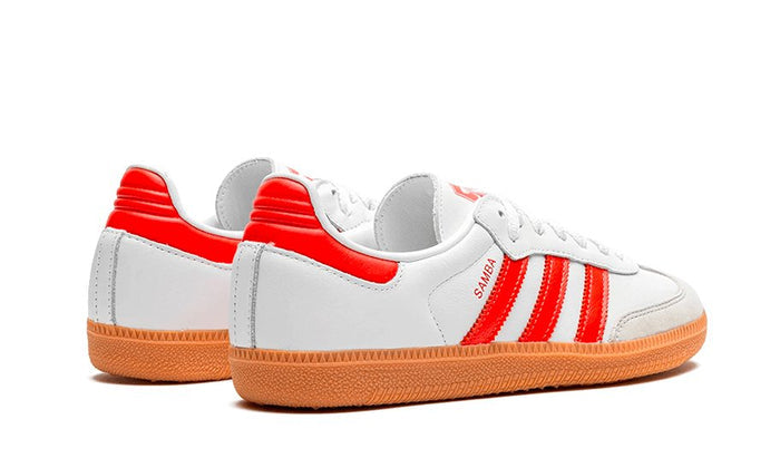 Adidas Samba OG White Solar Red Guma-IF6513-sneakers JHypes