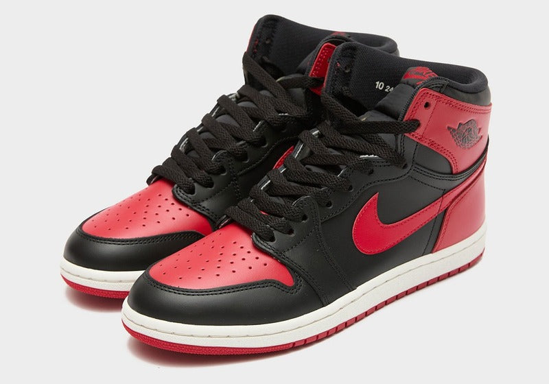 Nike Air Jordan 1 High Rood Zwart Bred