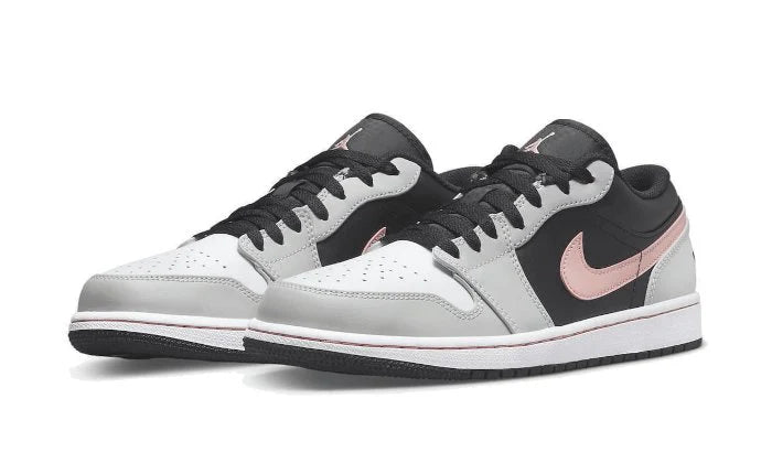 Air Jordan 1 Low Black Grey Pink -553558-062-sneaker JHypes