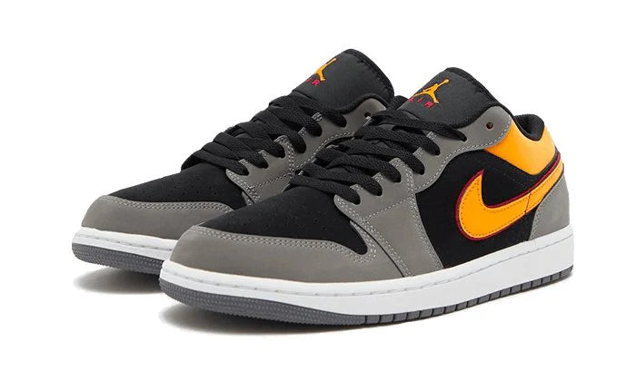 Air Jordan 1 Low Black Vivid Orange -FN7308-008-sneaker JHypes