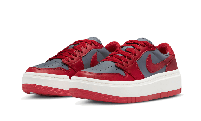 Air Jordan 1 Low Elevate Dark Grey Varsity Red - DH7004-006-sneaker-JHypes
