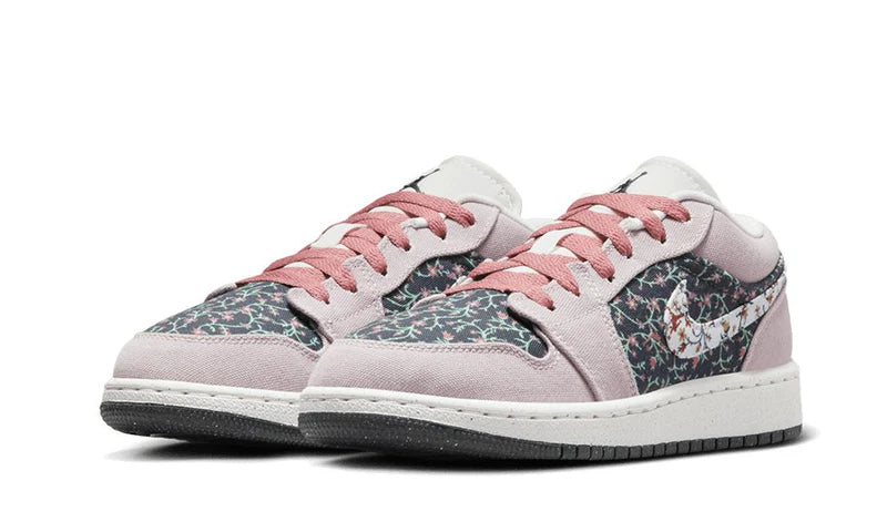 Air Jordan 1 Low Floral Canvas- FJ3445-001-1-sneaker JHypes