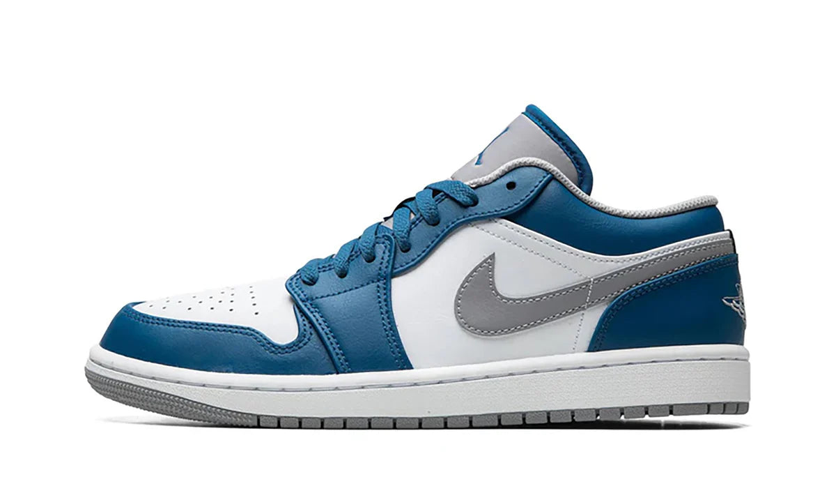 Air Jordan 1 Low True Blue -553558-412-JHypes