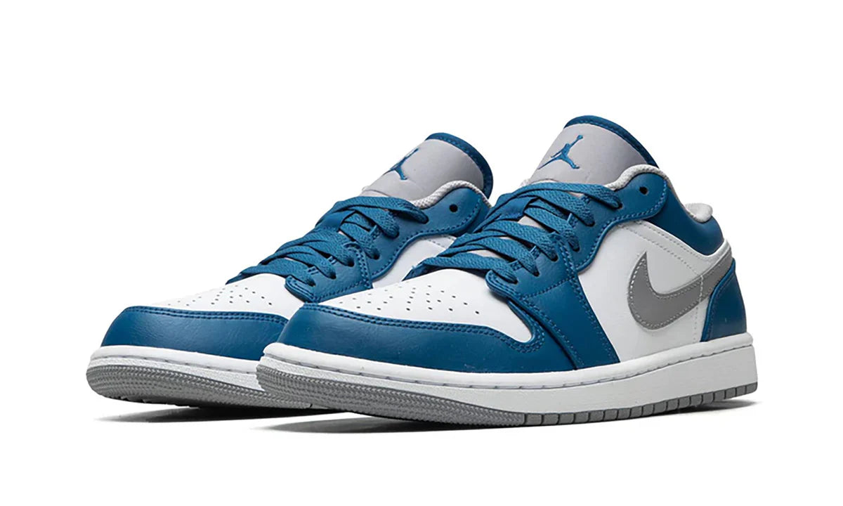 Air Jordan 1 Low True Blue -553558-412-sneakers JHypes