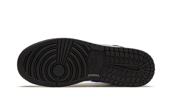 Air Jordan 1 Mid Black Racer Blue White-554725-084-sneakers JHypes