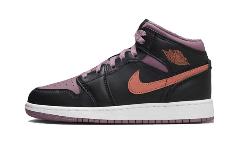 Air Jordan 1 Mid Black Sky J Mauve -FB9909-008-JHypes