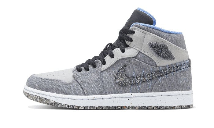 Air Jordan 1 Mid Crater Grey University Blue-DM3529-004 -JHypes