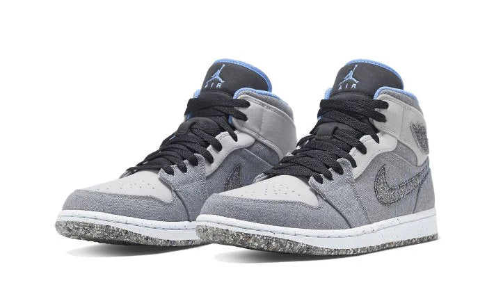 Air Jordan 1 Mid Crater Grey University Blue-DM3529-004 -sneaker JHypes