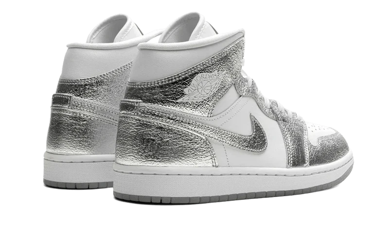 Air Jordan 1 Mid Crinkled Chrome -FN5031-100-sneakers JHypes