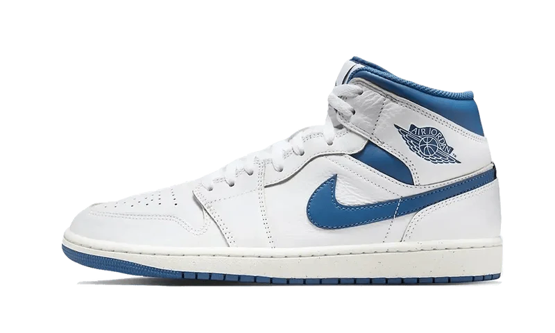 Air Jordan 1 Mid Industrial Blue -FN5215-141-JHypes