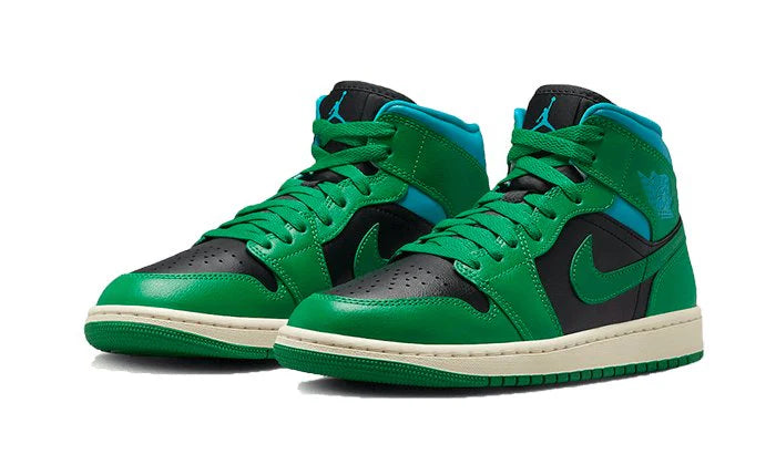 Air Jordan 1 Mid Lucky Green Aquatone-BQ6472-033
-sneaker JHypes