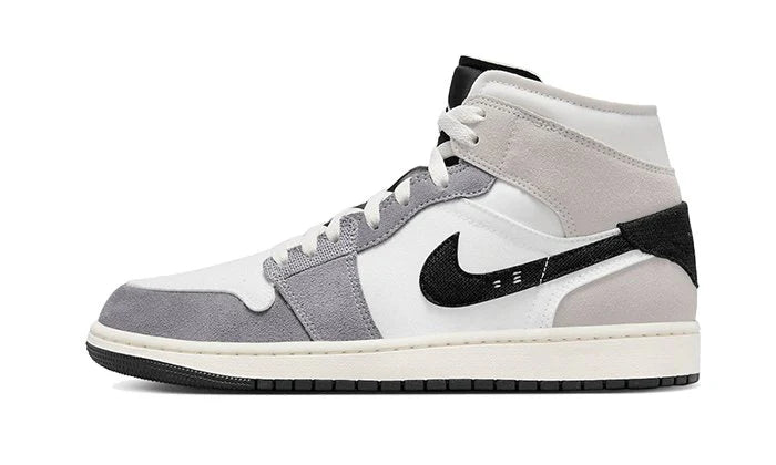 Air Jordan 1 Mid SE Craft Cement Grey -DZ4136-002-JHypes