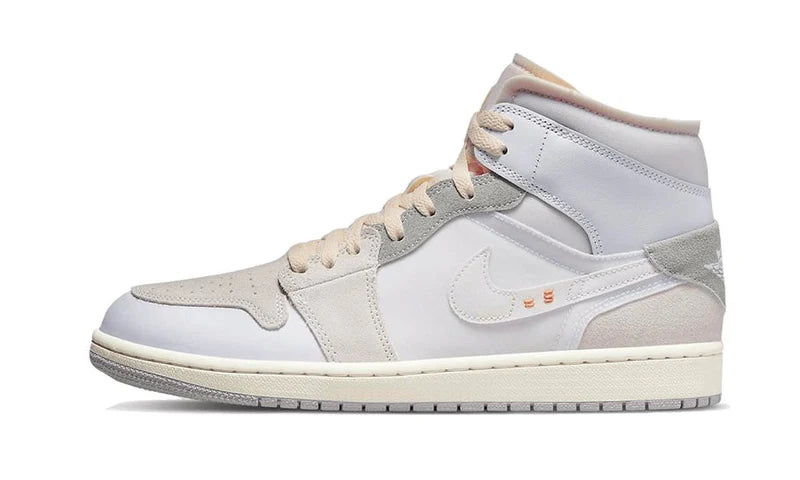 Air Jordan 1 Mid SE Craft Inside Out White Grey-DM9652-100-JHypes