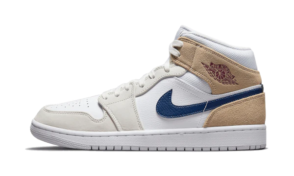 Air Jordan 1 Mid Tan Suede Navy-DO6726-100-JHypes