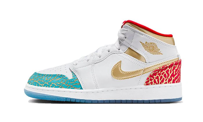 Air Jordan 1 Mid UNC to Chicago -FB2212-100-JHypes