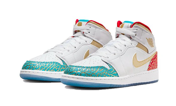 Air Jordan 1 Mid UNC to Chicago -FB2212-100-sneaker JHypes