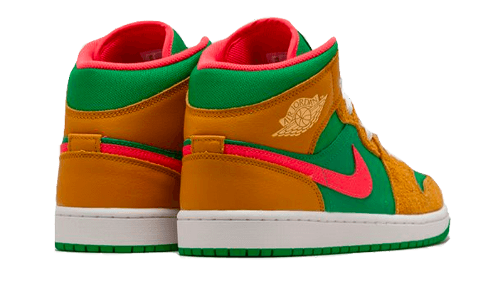 Air Jordan 1 Mid Wheat Watermelon - DX4365-700-sneakers JHypes