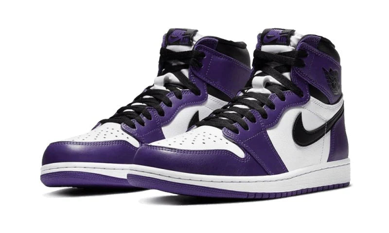 Air Jordan 1 Retro High OG Court Purple White- 555088-500-sneakers JHype