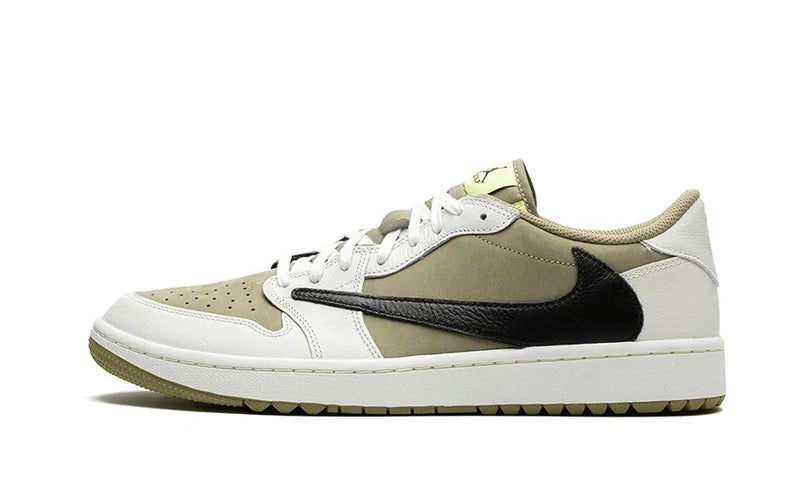 Air Jordan 1 Retro Low Golf Travis Scott Neutral Olive -FZ3124-200-JHypes