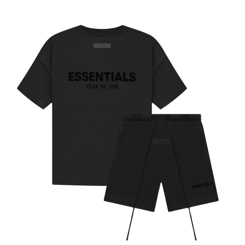 Fear of God Essentials Black Limo Summer set-JHypes