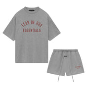 Fear of God Essentials HW24 Dark Heather Summer Set