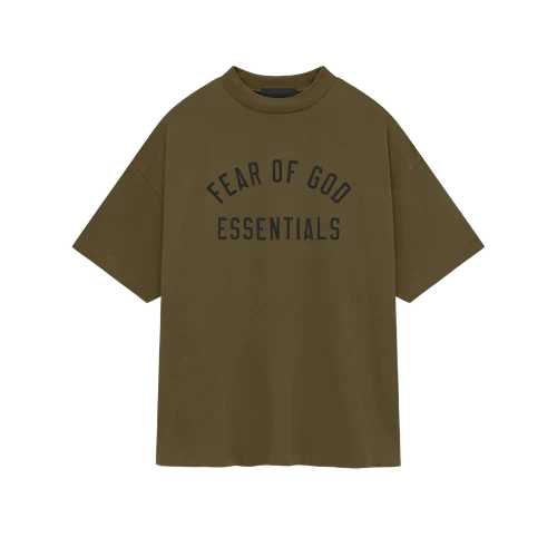 Fear of God Essentials FW24 Olive Shirt