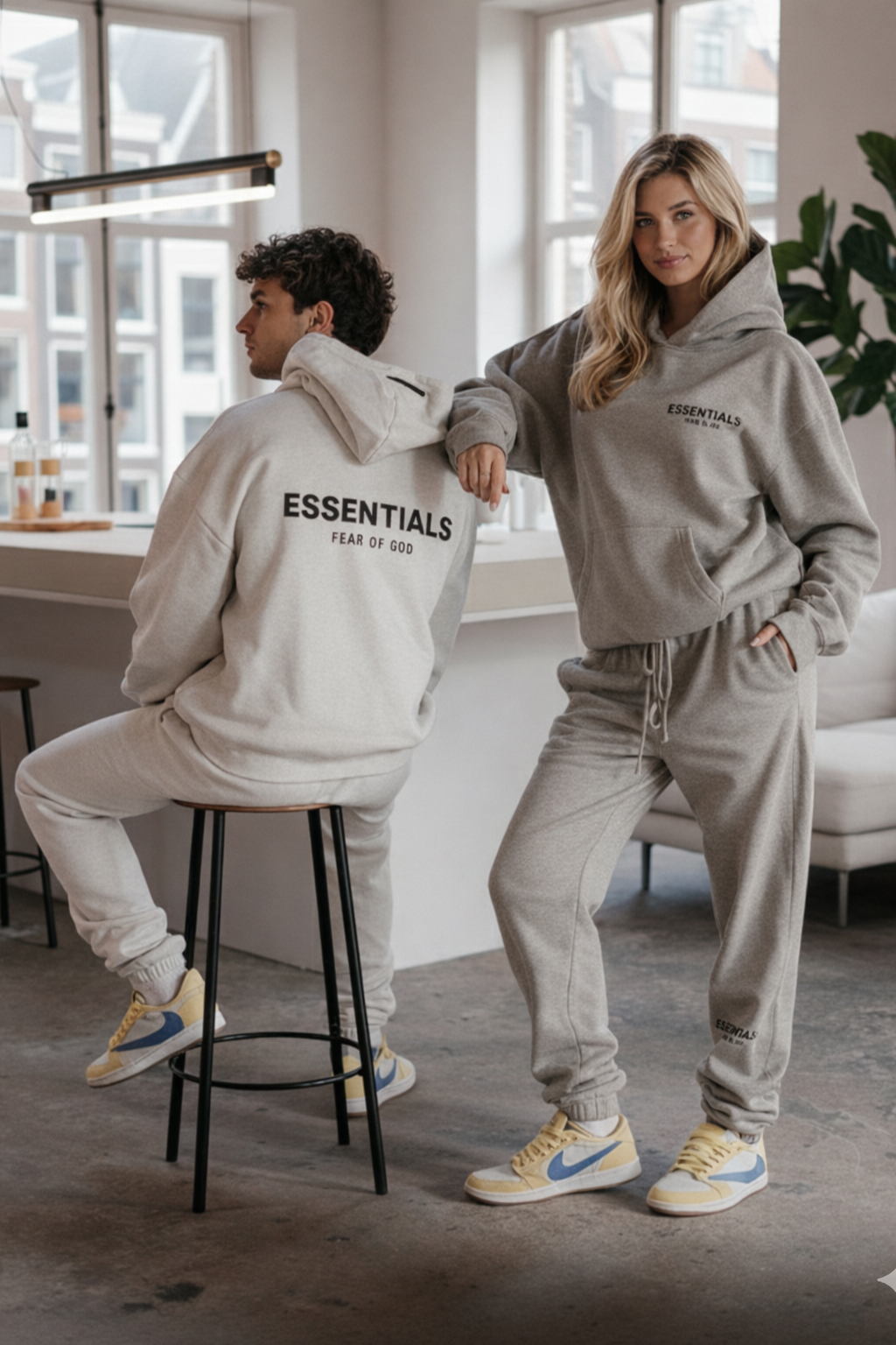 Fear of God Essentials Light Oatmeal Full set
