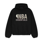 Fear of God Essentials NBA Black Grey Hoodie