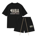 Fear of God Essentials NBA Black Grey Summer Set