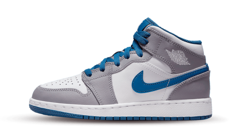 Jordan 1 Mid True Blue Cement GS-DQ8423-014-JHypes