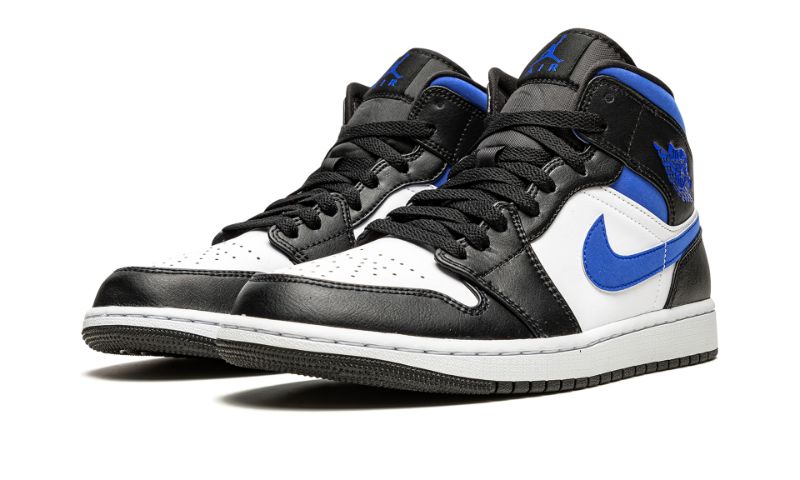 Jordan 1 mid Black Racer Blue-554724-140-sneaker JHypes