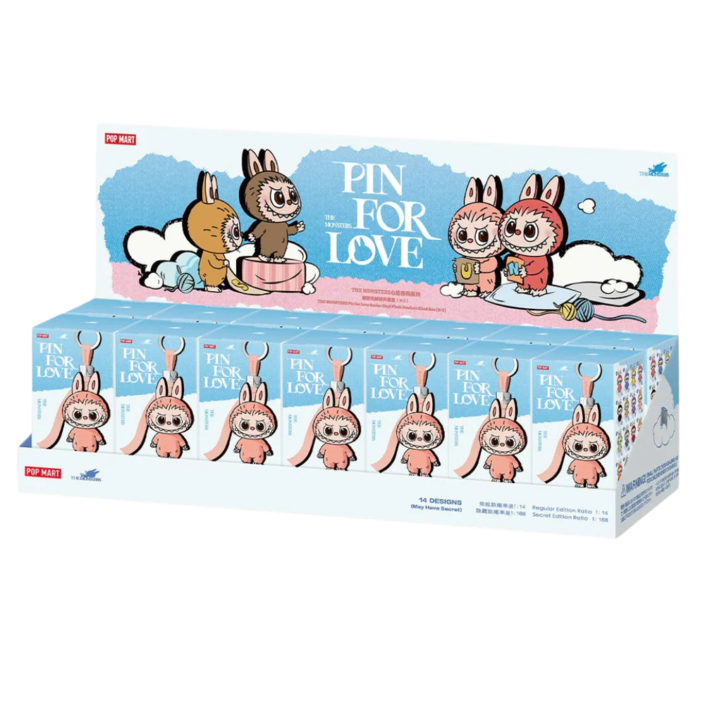 Pop Mart Labubu The Monsters Pin for Love