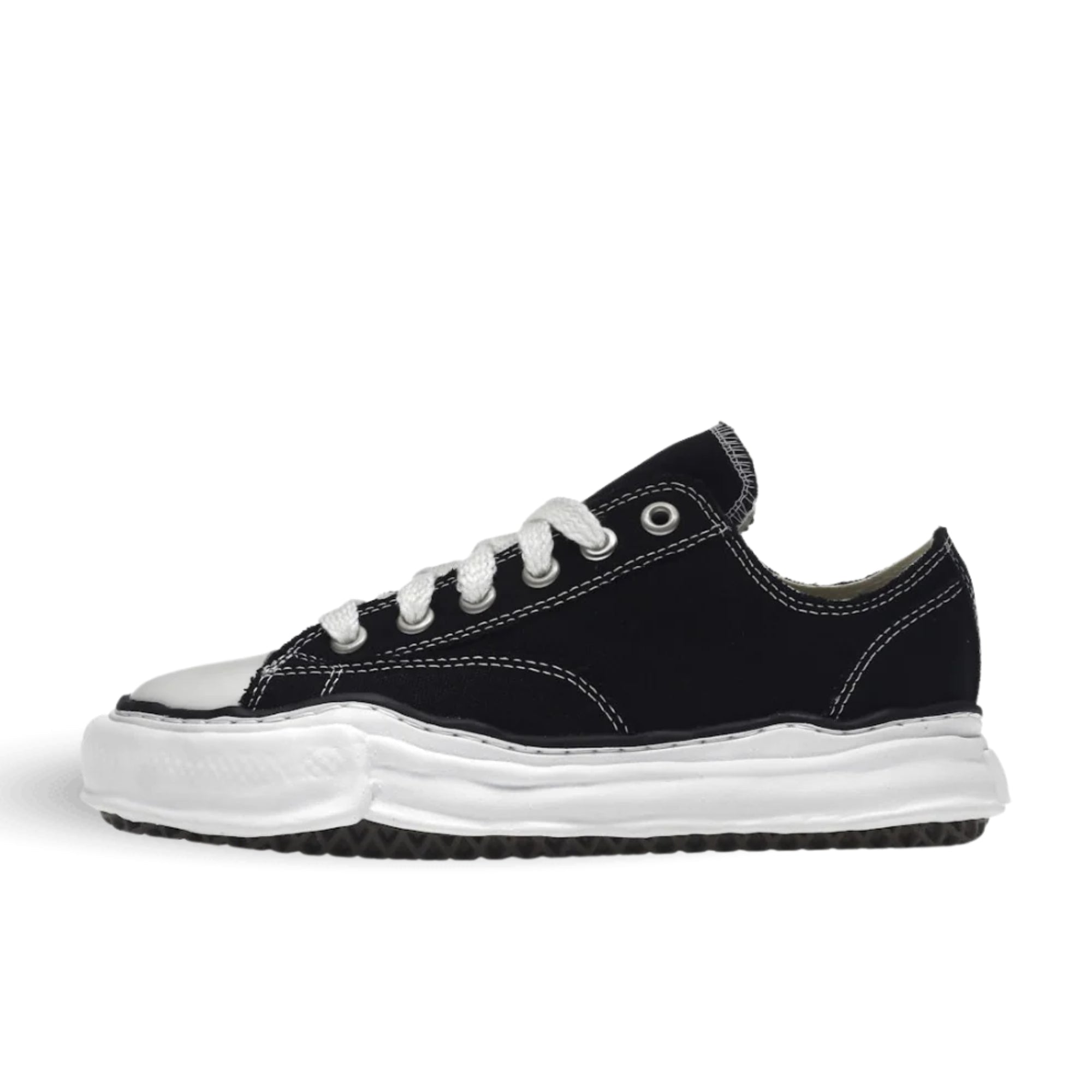 Maison Mihara Yasuhiro Peterson OG Sole Canvas Low Black