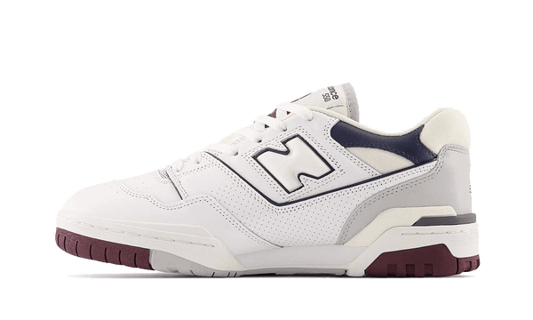 New Balance 550 White Maroon Natural Indigo-BB550PWB-JHypes