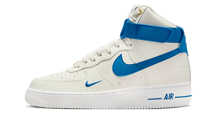 Nike Air Force 1 High 40th Anniversary White Blue-DQ7584-100-JHypes