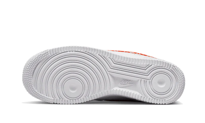 Nike Air Force 1 Low '07 Essential Orange Paisley- DJ9942-102-sneakers JHypes