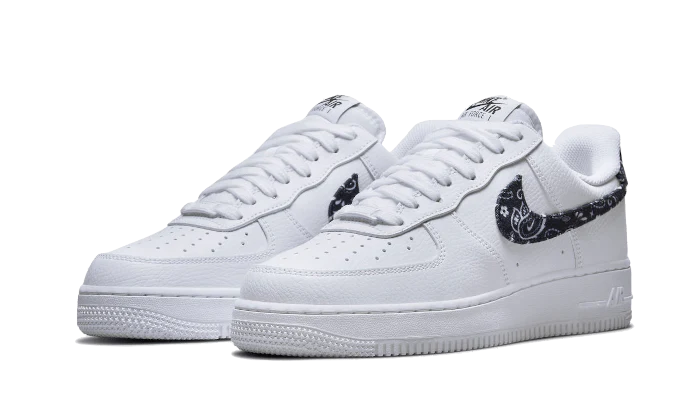 Nike Air Force 1 Low '07 Essential White Black Paisley-DH4406-101-sneaker JHypes