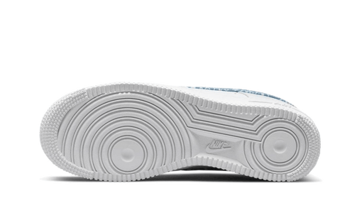 Nike Air Force 1 Low '07 Essential White Worn Blue Paisley - DH4406-100--sneakers JHypes