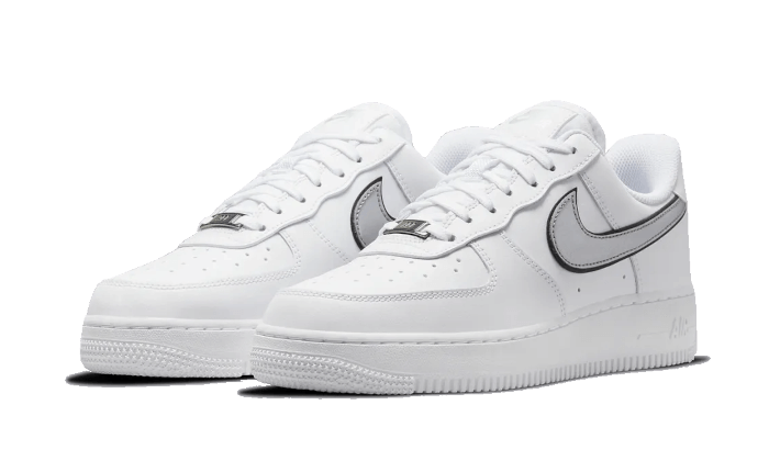 Nike Air Force 1 Low Essential White Metallic Silver - DD1523-100---sneaker-JHypes