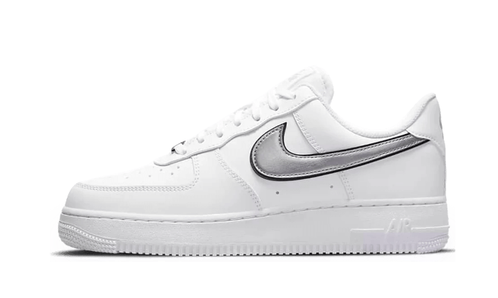 Nike Air Force 1 Low Essential White Metallic Silver - DD1523-100-JHypes